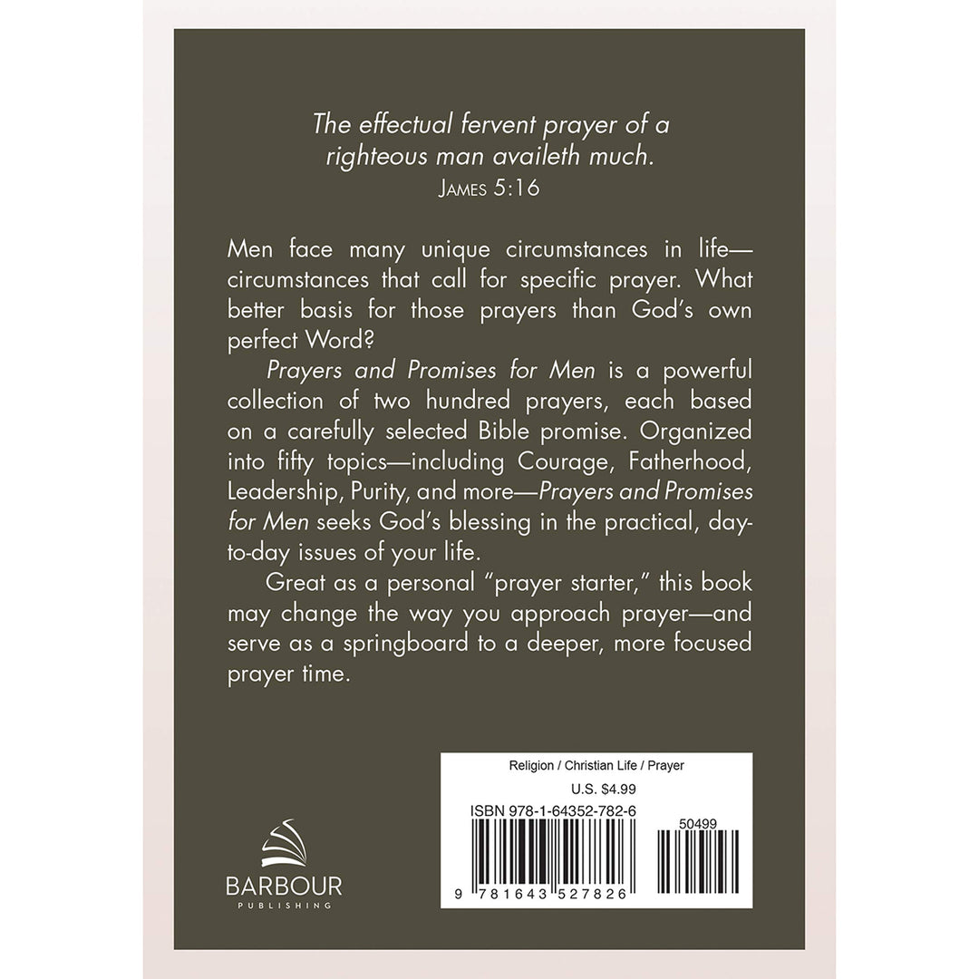 Prayers And Promises For Men (Paperback)