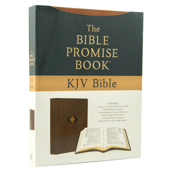 KJV Bible Promise Book Hickory Diamond Brown (Imitation Leather)