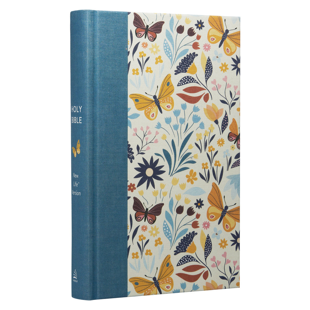 NLV Beautiful Wisdom Bible Teal Butterfly (Beautiful Wisdom)(Hardcover)