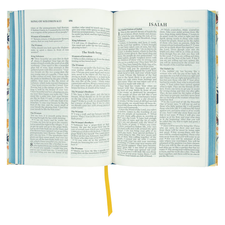 NLV Beautiful Wisdom Bible Teal Butterfly (Beautiful Wisdom)(Hardcover)