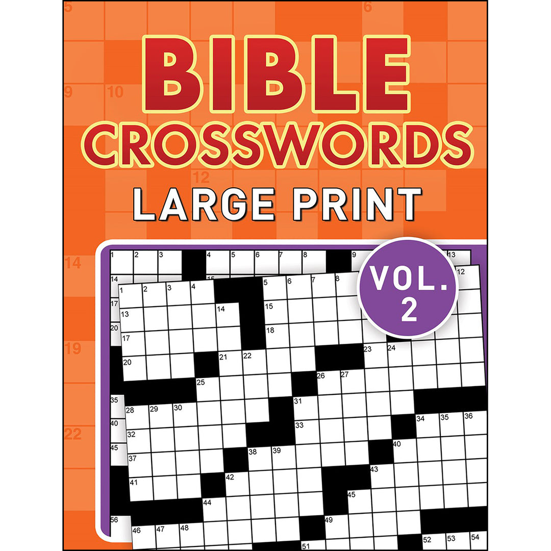 Bible Crosswords Large Print Volume 2 (Paperback)