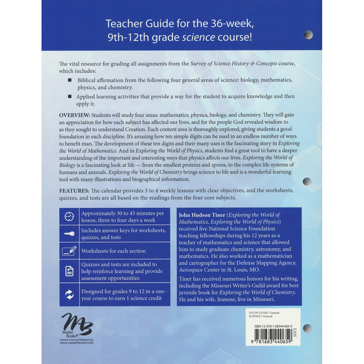 Survey Of Science History And Concepts Teacher Guide (Paperback)