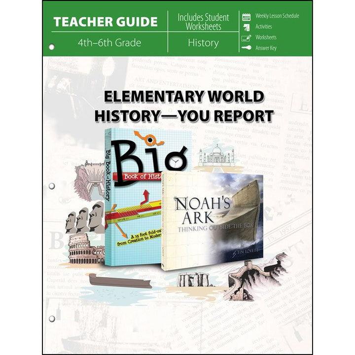 Elementary World History: You Report! Teacher Guide (Paperback)