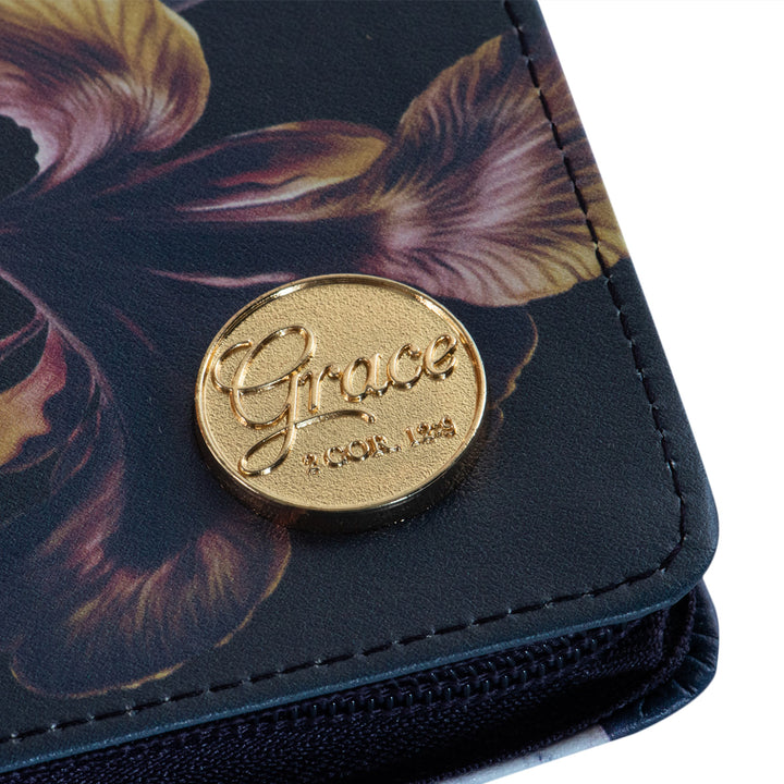 Grace (A4 Faux Leather Journal With Zipped Closure)