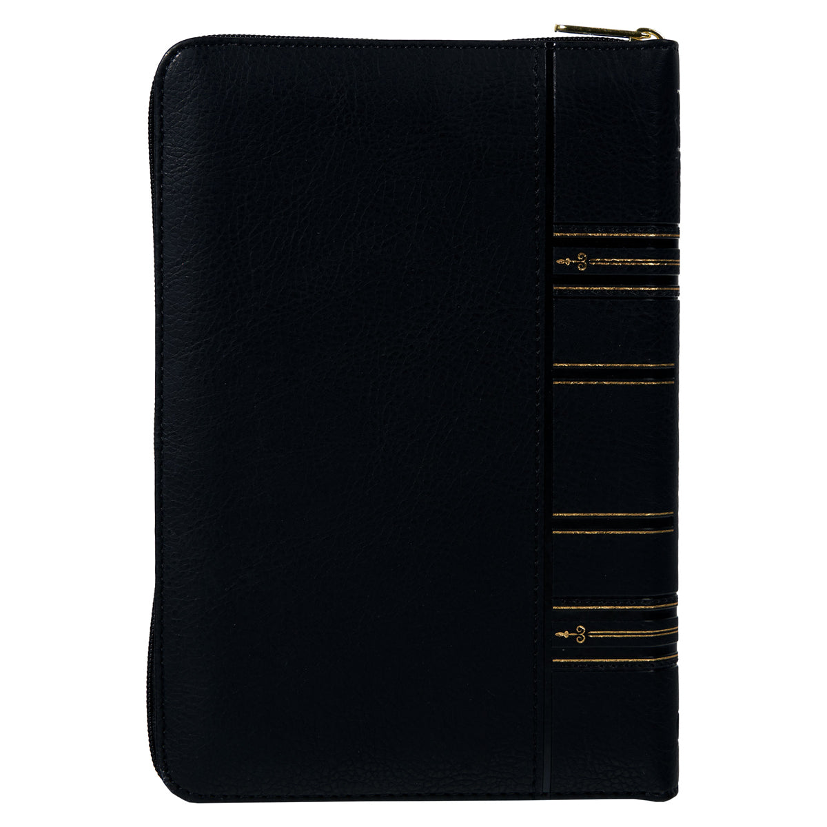 NLT Black Faux Leather Flexcover Compact Bible With Zip – CUM Books