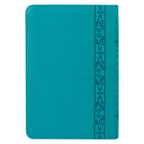 NLT Teal Faux Leather Flexcover Compact Bible