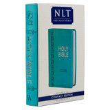 NLT Teal Faux Leather Flexcover Compact Bible