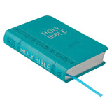 NLT Teal Faux Leather Flexcover Compact Bible