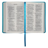 NLT Teal Faux Leather Flexcover Compact Bible