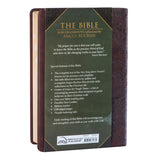 NKJV Brown Faux Leather Flexcover Bible With Grassroots Reflections Thumb-Indexed
