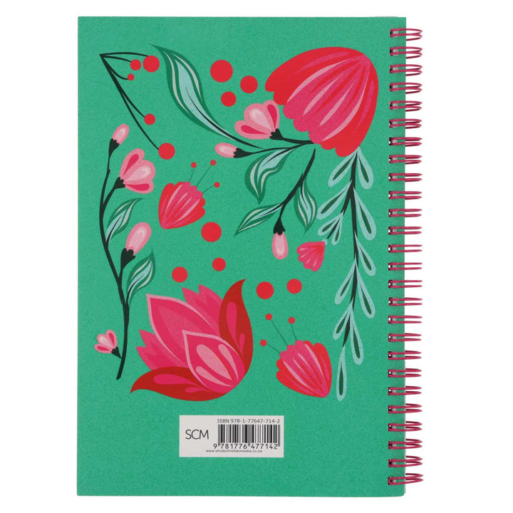 2025 Diary - Daily Planner - Inspirational - Bloom Boldly - Wirebound