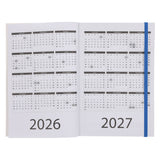 2026 A5 Diary - Daily Planner - Blue & Navy - Paperback