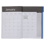 2026 A5 Diary - Daily Planner - Blue & Navy - Paperback