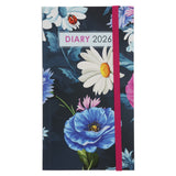2026 Pocket Diary - Daily Planner - Florals - Paperback