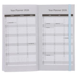 2026 Pocket Diary - Daily Planner - Bright Pattern - Paperback