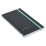 2026 Pocket Diary - Daily Planner - Black and Green - Paperback