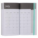 2026 Pocket Diary - Daily Planner - Black and Green - Paperback