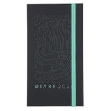 2026 Pocket Diary - Daily Planner - Black and Green - Paperback