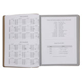 2026 A4 Business Diary - Daily Planner - Architecture Lines Brown - Imitation Leather