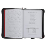 2026 John Maxwell A5 Diary - Daily Planner Red and Grey - Imitation Leather with Zip