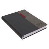 2026 John Maxwell A4 Diary - Daily Planner Red and Grey - Imitation Leather