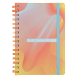 2026 A5 Diary - Daily Planner - Yellow and Orange - Wirebound