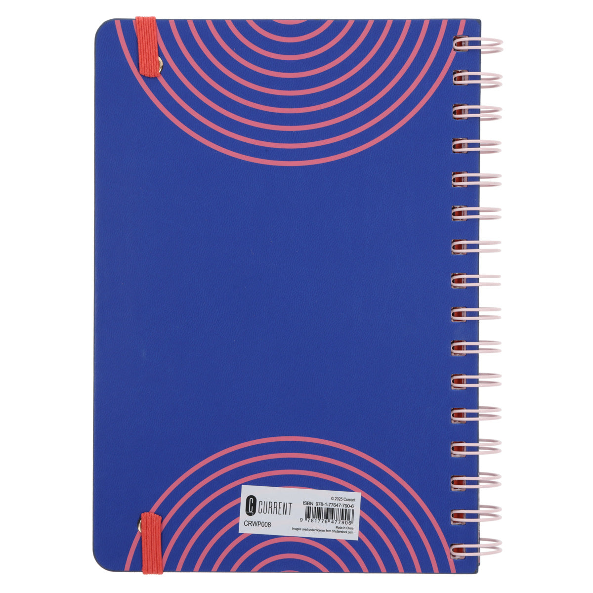 2026 A5 Diary - Daily Planner - Neon Circles - Wirebound