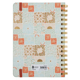 2026 A5 Diary - Daily Planner - Retro Flower Box - Wirebound