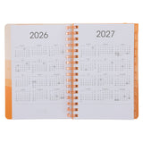 2026 A5 Diary - Daily Planner - Abstract Landscape - Wirebound