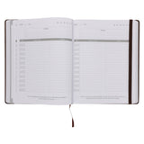 John C. Maxwell Undated Planner Brown (Imitation Leather)