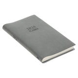 2026 Diary - 18-Month Planner and Notebook - Grey - Imitation Leather