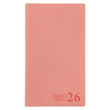 2026 Diary - 18-Month Planner and Notebook - Coral - Imitation Leather