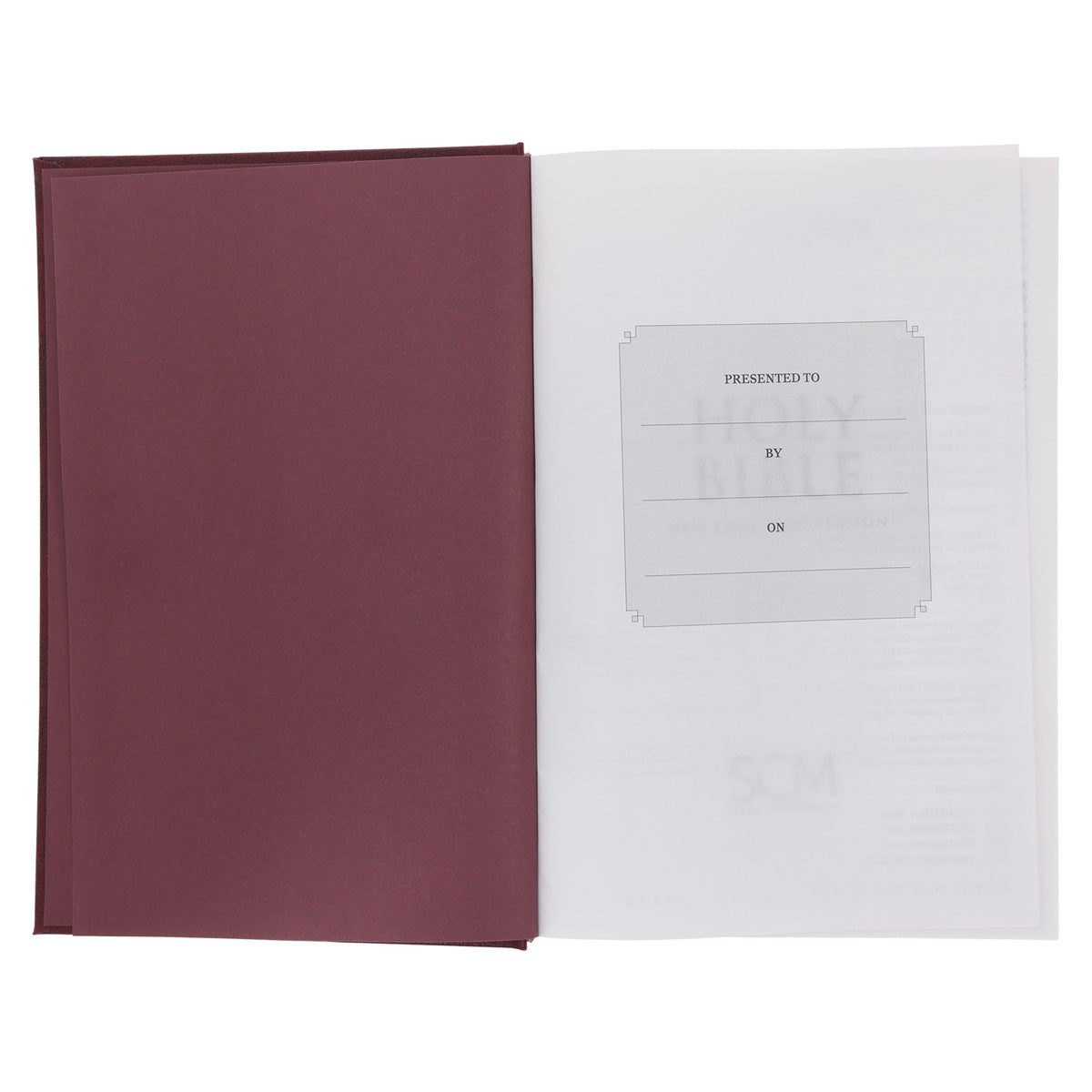 NKJV Burgundy Hardcover Bible