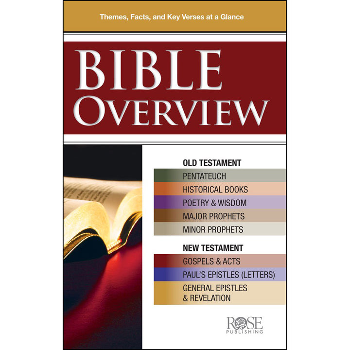 Bible Overview: Know Themes, Facts, And Key Verses At A Glance (Pamphlet)