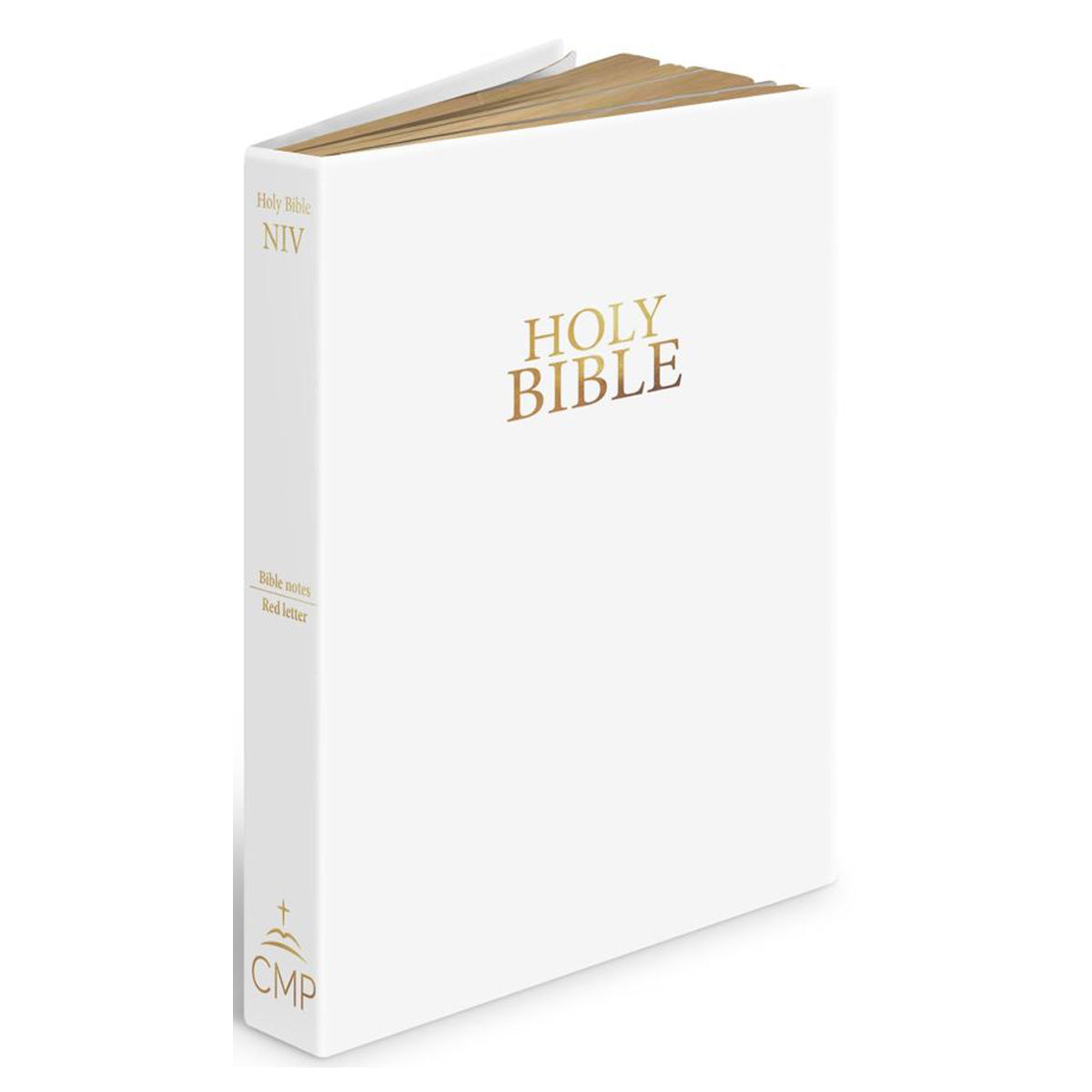 NIV Holy Bible, Luxury Gift Edition, Flexcover, Vinyl, White