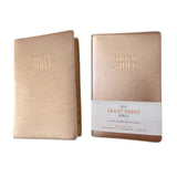 NIV Holy Bible Rose Gold Faux Leather Giant Print