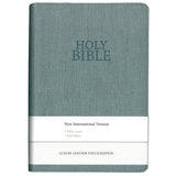 NIV Calm Green Imitation Leather Compact Holy Bible Red Letter