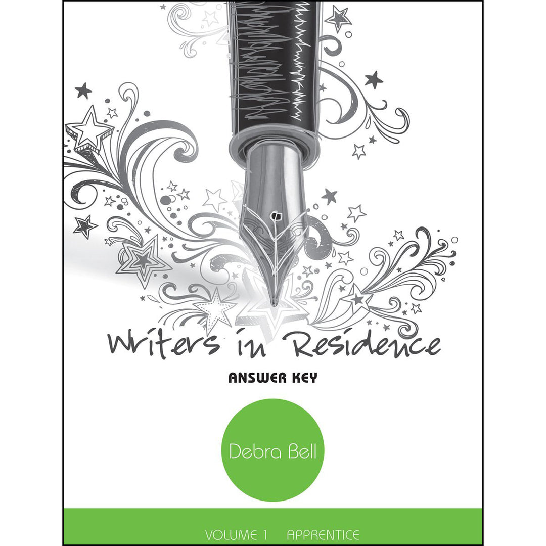 Writers in Residence, Vol. 1 Answer Key And Teaching Notes (Paperback)