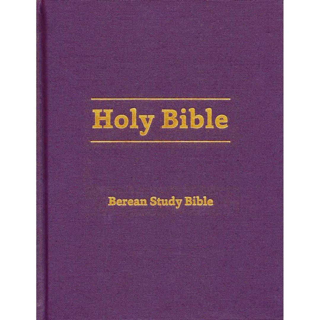 BSB Berean Study Bible Eggplant (Hardcover)