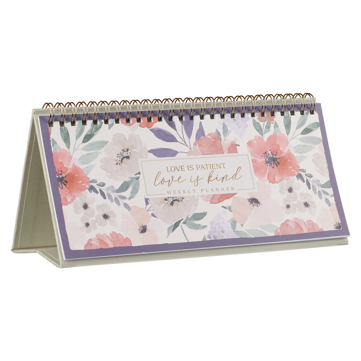 Love Is Patient Love Is Kind Undated Weekly Planner