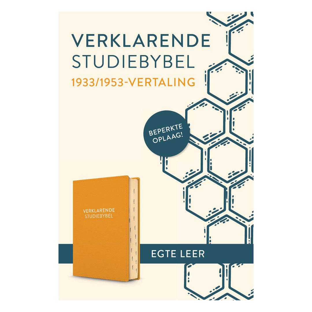 Afrikaans 1933/1953 Vertaling Heuning Egte Leer Verklarende Studiebybel