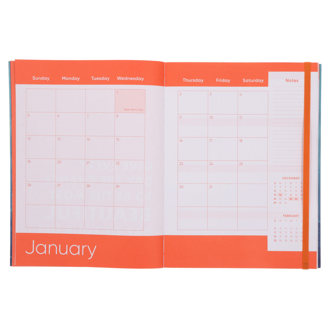 2025 Diary - Daily Planner - Evoke - Embrace Adventure - Flexcover