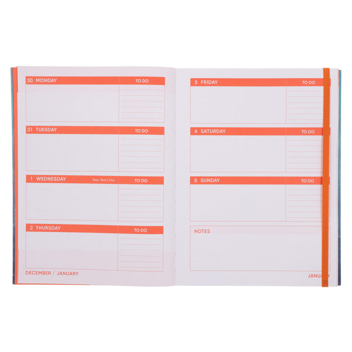 2025 Diary - Daily Planner - Evoke - Embrace Adventure - Flexcover