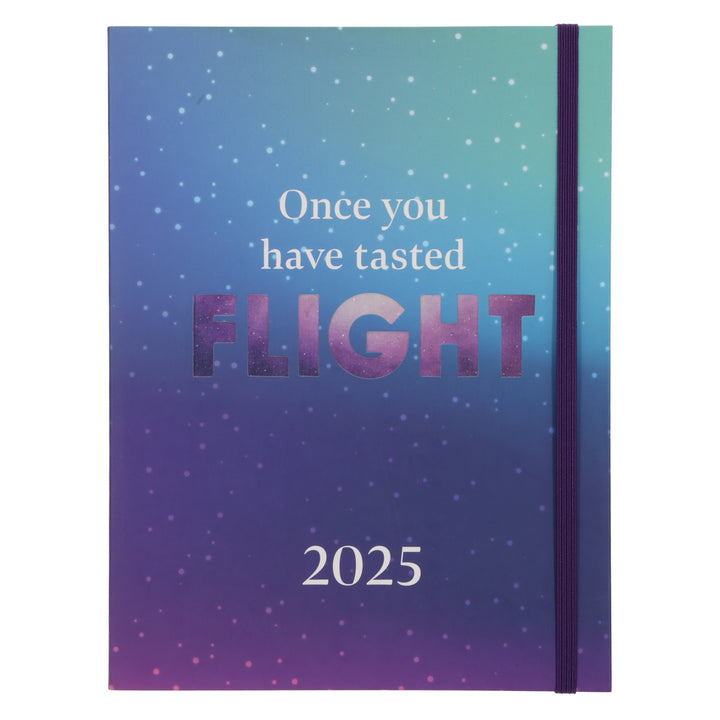 2025 Diary - Daily Planner - Evoke - Once You Have Tasted Flight - Flexcover