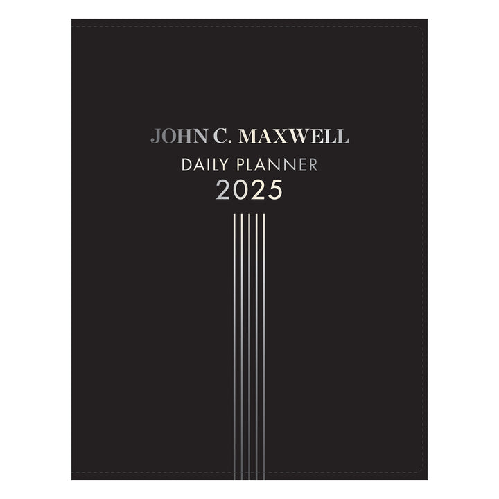 2025 John Maxwell Business Diary - Daily Planner Black - Imitation Leather