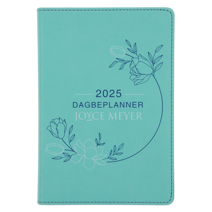 2025 Joyce Meyer Dagboek - Dagbeplanner Blougroen - Kunsleer