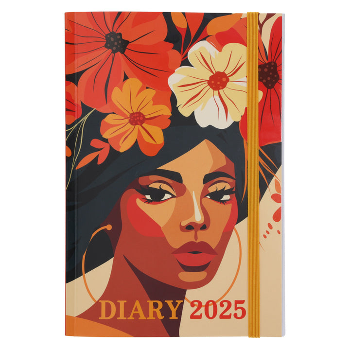 2025 A5 Diary - Daily Planner - Africanicity - Paperback