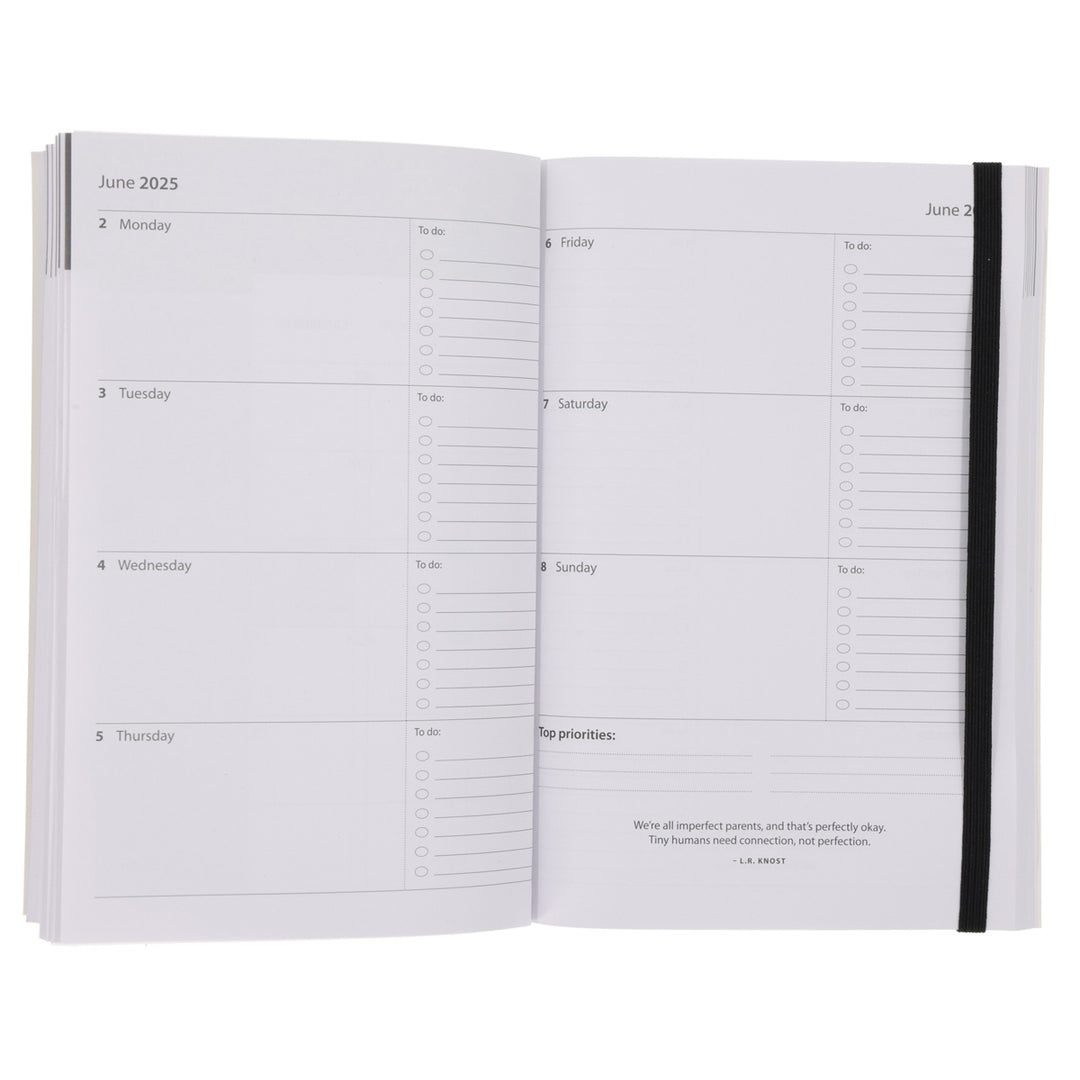 2025 A5 Diary - Daily Planner - Geo Fox - Paperback