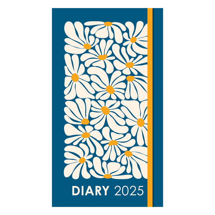 2025 Pocket Diary - Daily Planner - Liquid Daisy - Paperback