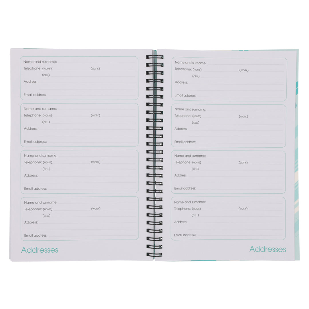 2025 Diary - Daily Planner - Inspirational - Just Imagine - Wirebound